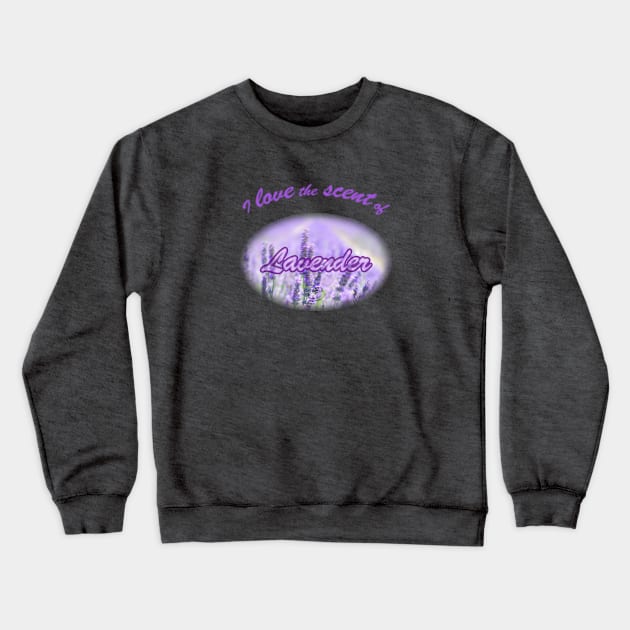 Lavender lovers Crewneck Sweatshirt by Cavaleyn Designs